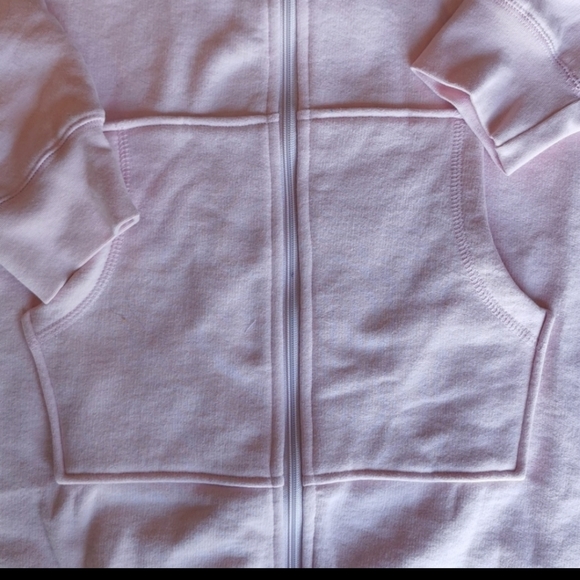Brunette The Label Long Pink Hoodie Small New - Picture 4 of 7